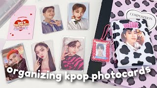 ‧₊📓˚организация фотокарт для нового биндера stray kids, bts, itzy ⋆·˚ organizing kpop photocards