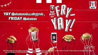 YAY coming your way, every FRIDAY!| KFC India | Free deals every Friday on the KFC App screenshot 1