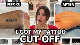 I Got My Tattoo Cut Off!!