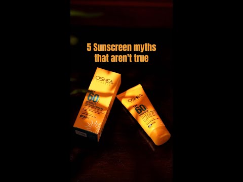 5 sunscreen myths that aren't true - Oshea Herbals #skincareroutine #sunscreen #spfeveryday - video from Oshea Herbals