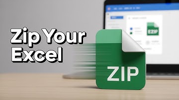 How to Save or Convert Excel File as a ZIP File