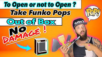 How to take funko pops out of the box | Im taking funko pops out of the box with no Damage !!!
