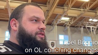 Joel Bitonio talks about the Browns losing Bill Callahan and adding Andy Dickerson