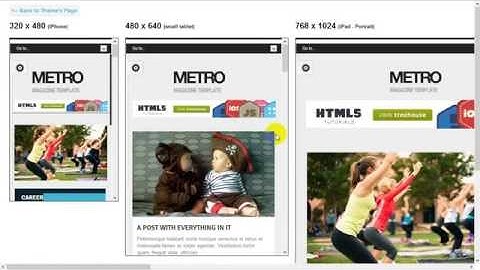 Metro WordPress Theme