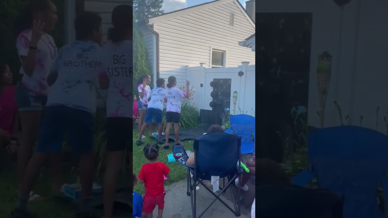 Gender reveal in Roseville, California