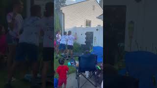 Gender reveal in Roseville, California