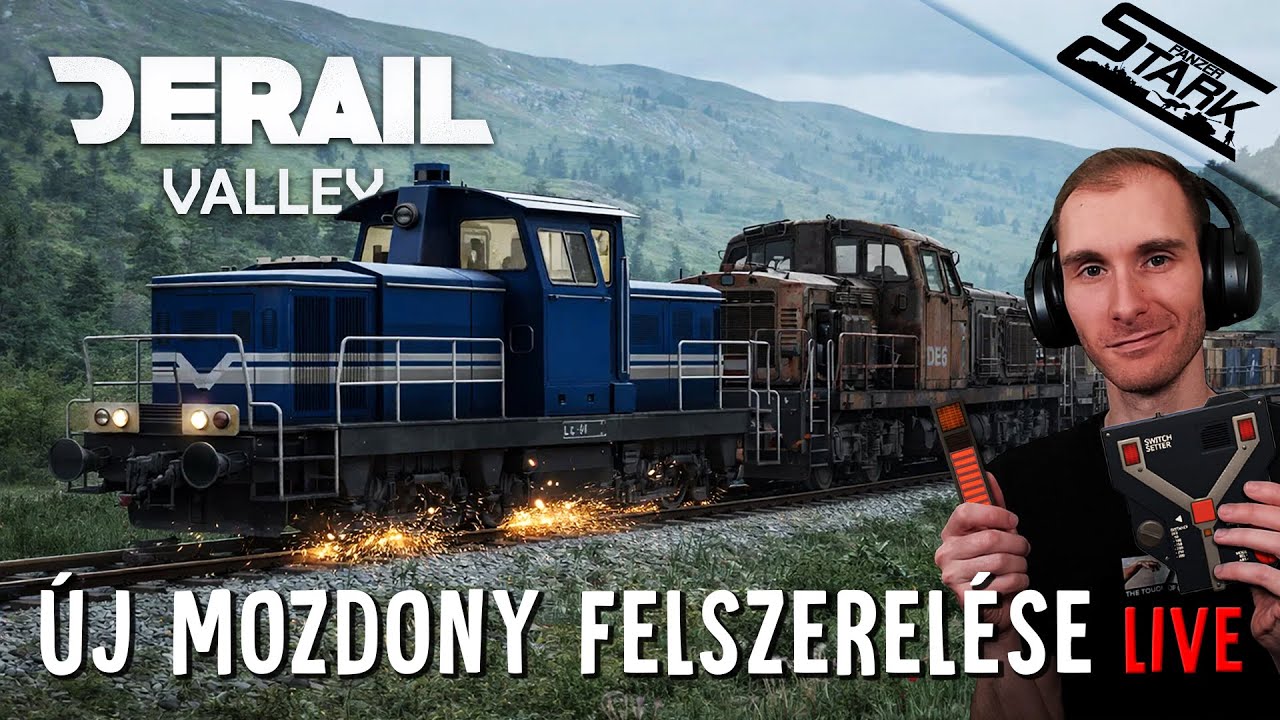 FELÚJÍTOTT DH4-es Felszerelésre & Első Kiadós Útja!  - Derail Valley #10 - Stark LIVE