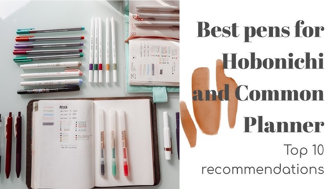 Best Pens to Use for Planners, Pen Test