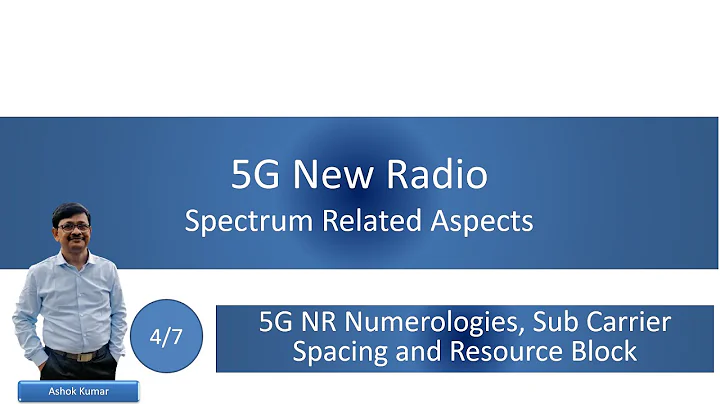 Bytes 04/07 :  5G NR Numerologies, Sub carrier spacing and Resource Block