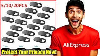Protect Your Privacy with 5/10/20PCS Webcam Cover | Must-Have Antispy Camera Cover!