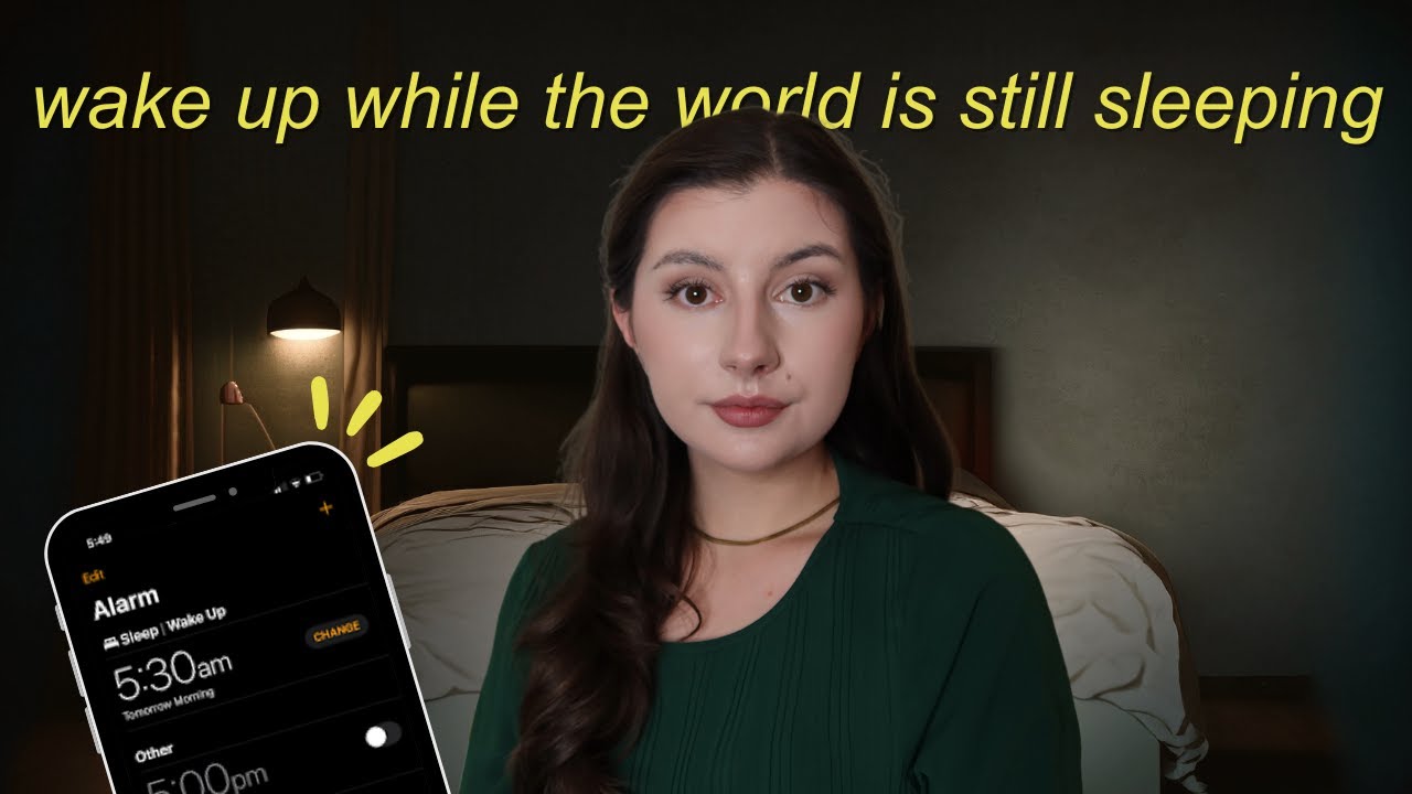 How to wake up early and not feel miserable Waking Up at 5AM 🌥️ YouTube