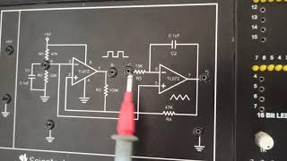 Analog and Digital circuits: Op-Amp as triangular wave generator