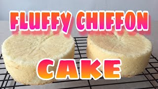 Fluffy and Smooth Chiffon Cake