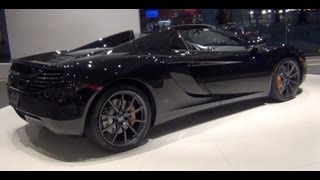 I film the new mclaren 12c spider at a dealership. all cars you see in
background filmed as well, so will be able to them up close ...