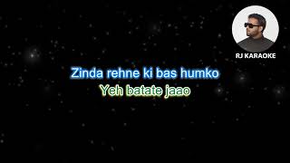 Zihaal e Miskin l Karaoke l RJKARAOKE l Shahid Shaikh