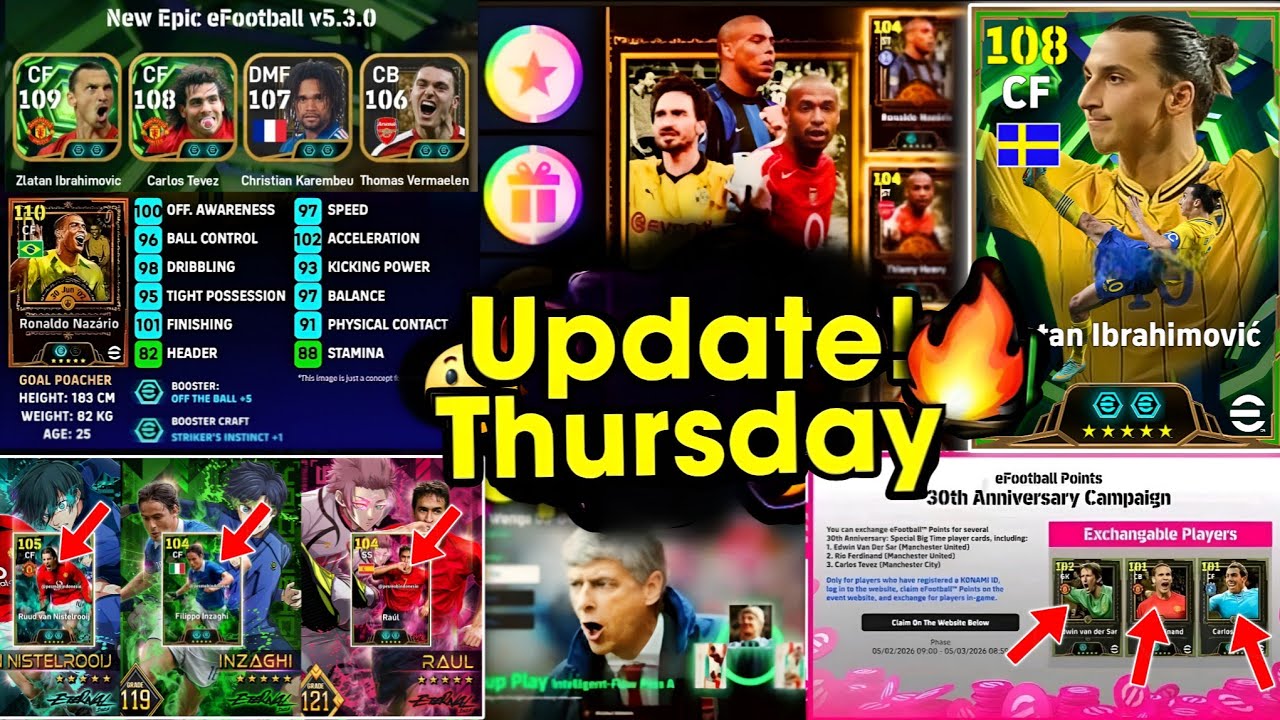 Что появится в четверг и понедельник в eFootball 2026 Mobile | Free Showtime, сотрудничество с Bl...