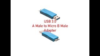 USB 3.0 A Male to Micro B Male Adapter P#1232