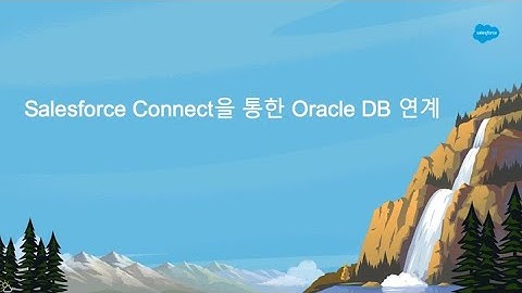 #7 세일즈포스 Connect을 통한 Oracle DB 연결하기