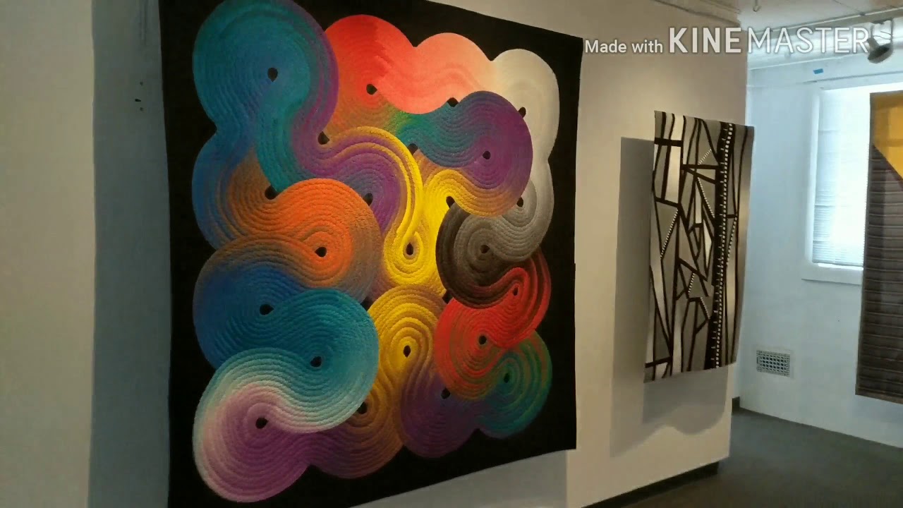 Dairy Barn Arts Center profile modern quilt exhibit YouTube