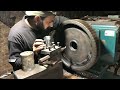 Amazing process of making very big gear box gear power bush it with my own hands on a lathe machine