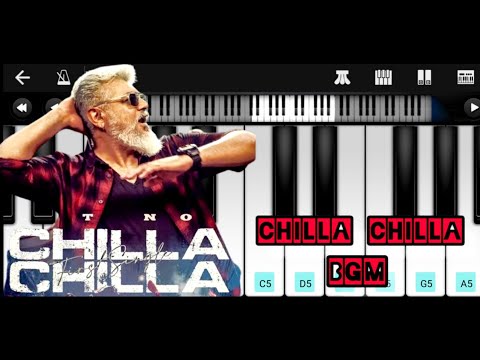 Chilla Chilla song BGM | Piano Cover | Perfect Piano Cover | Ajith Kumar | Thunivu |