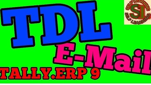 Tally email configuration ! how to mail invoice in tally erp 9 ! tally invoice mail !