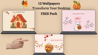 How I Designed My Fall Wallpaper Pack screenshot 1
