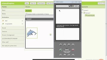 Make Android dolphins flip with App Inventor