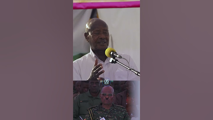 Museveni Reminds the UPDF their CORE VALUES #2026election