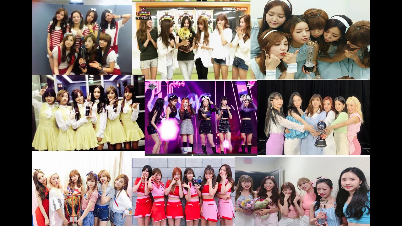 APINK WIN COMPILATION- APINK 50TH WIN ( MUSIC SHOWS) 