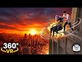 360° VR Jinu vs. Rumi Rooftop Drama: Interactive 360 VR Throwdown at Sunset