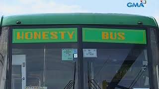 Bus na walang konduktor at depende sa katapatan ng pasahero ang pagbabayad ng pamasahe, bumiyahe na screenshot 5