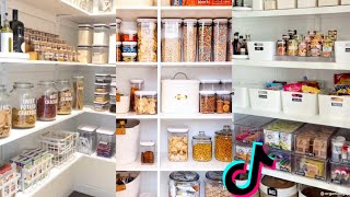 snacks restock and organizing pantry tiktok compilation💐