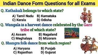 Indian Dance Form MCQ Questions & Answers | India Gk | Gk in English | Gk Quiz