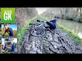 He Nearly Fell In The CANAL! Muddy Gravel Ride! | Ben Foster - TheCyclingGK
