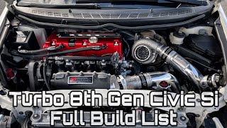 My Turbo FD2 Converted Civic Si Build/Mod List Part 2