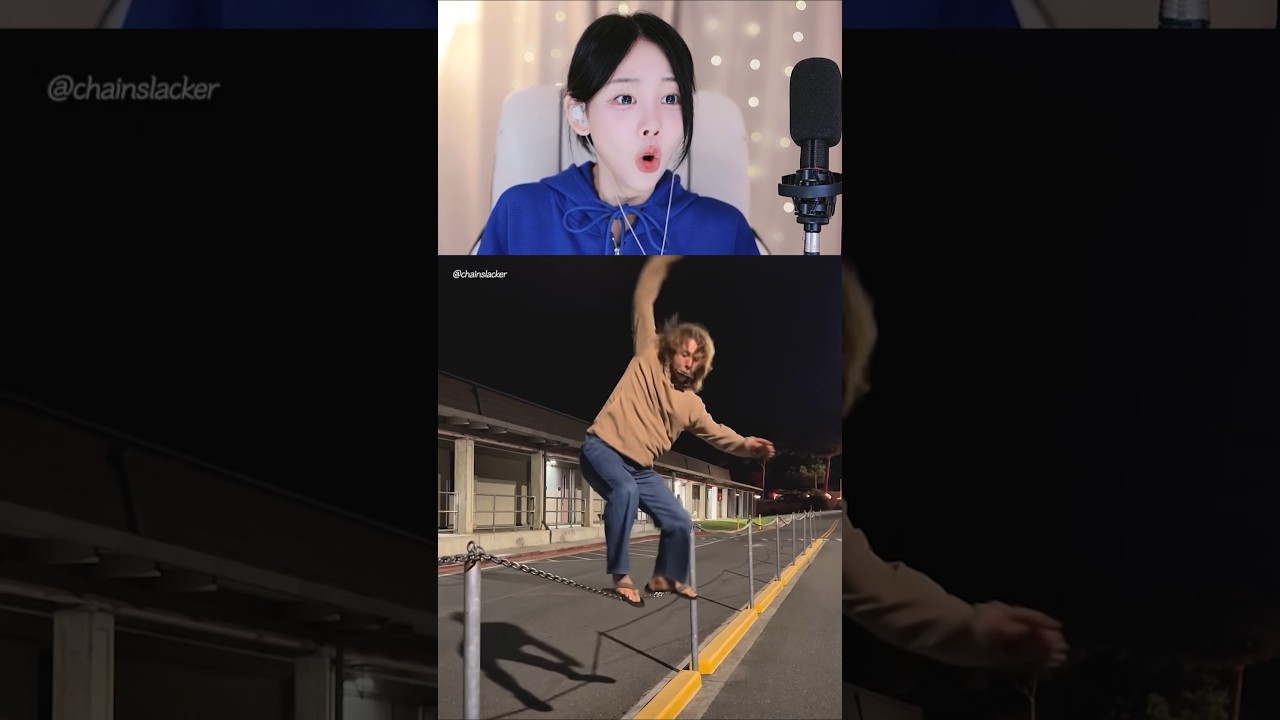 체인 위에서 하모니카 연주까지 한다고?! 너무 신기한 퍼포먼스 ㄷㄷㄷ