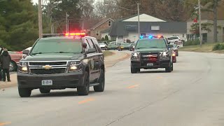 RAW: Sports car procession for 14-year-old Alec Ingram