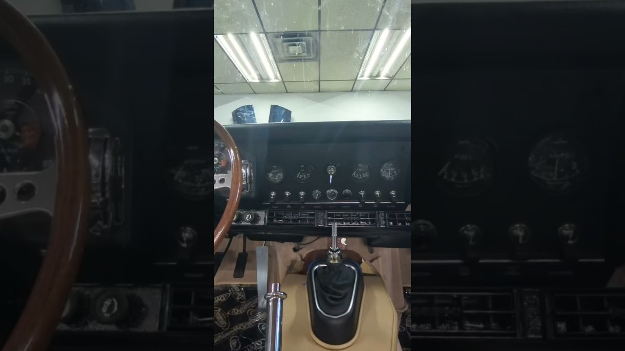 Jaguar EType FHC Interior Restoration Progress by Muncie Imports & Classics 