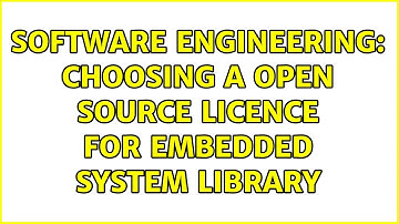 Software Engineering: Choosing a open source licence for embedded system library (3 Solutions!!)