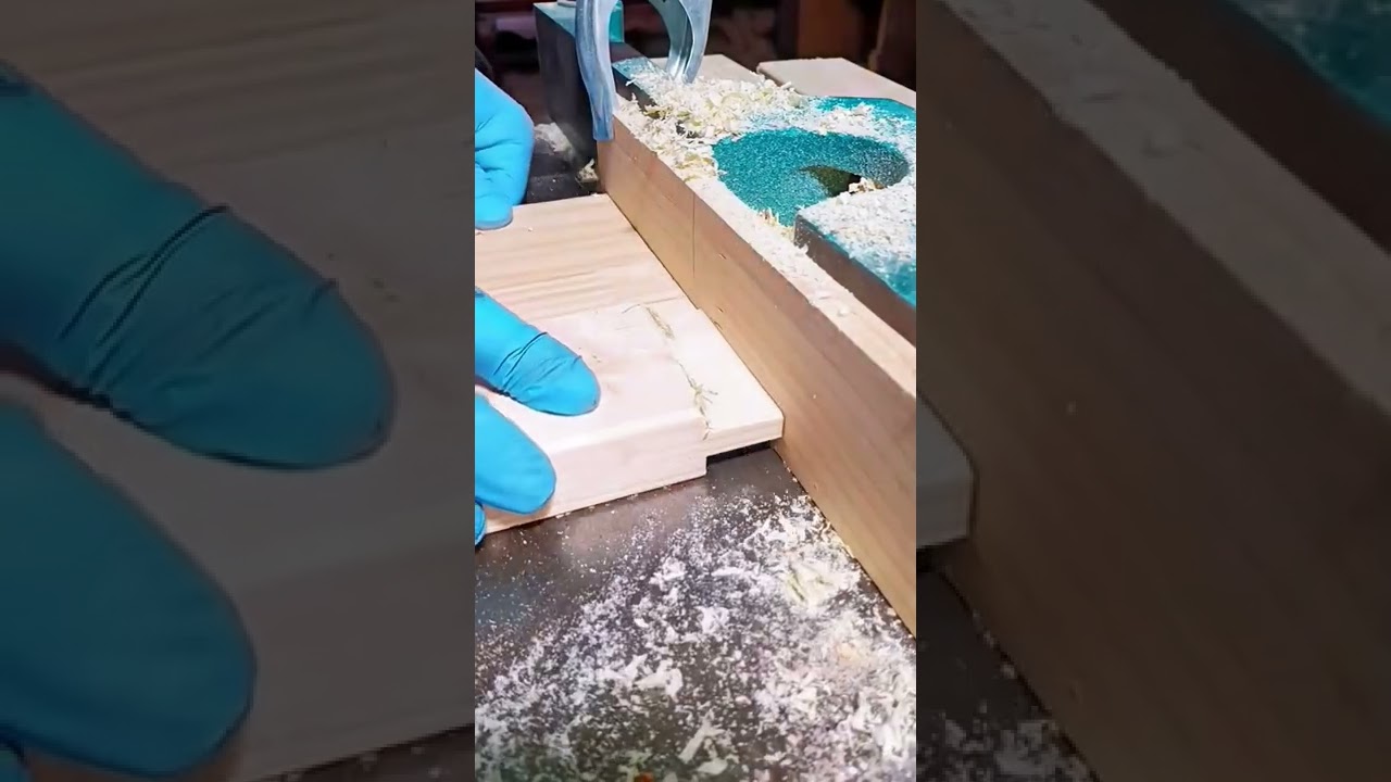 Woodwork slot cutting process- Good tools and machinery make work easy