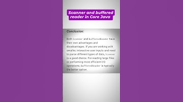 "Scanner vs BufferedReader: Which Java Input Class Should You Use for Better Performance?"