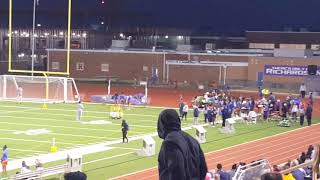 2018 Richardson ISD Middle School district track meet. 7th boys 4x100 relay