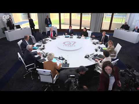 [생중계] G7 정상회의...트럼프 대통령·G7 정상·우크라이나 실무 회담