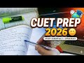 CUET PREP 2026 🙂 | My Real Study Routine + Notes 📚✨