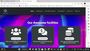 Basic Bank System in Spark Foundation.