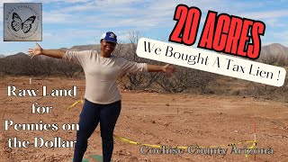 Visiting Our 20 Acre Tax Lien Property | Preparing For a Septic | Homestead in Cochise County AZ
