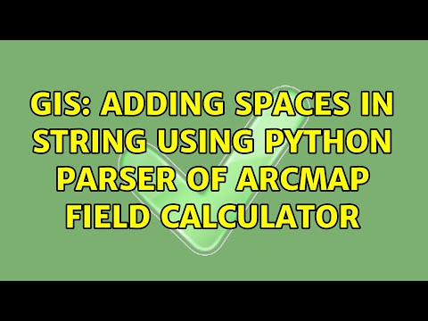 GIS: Adding spaces