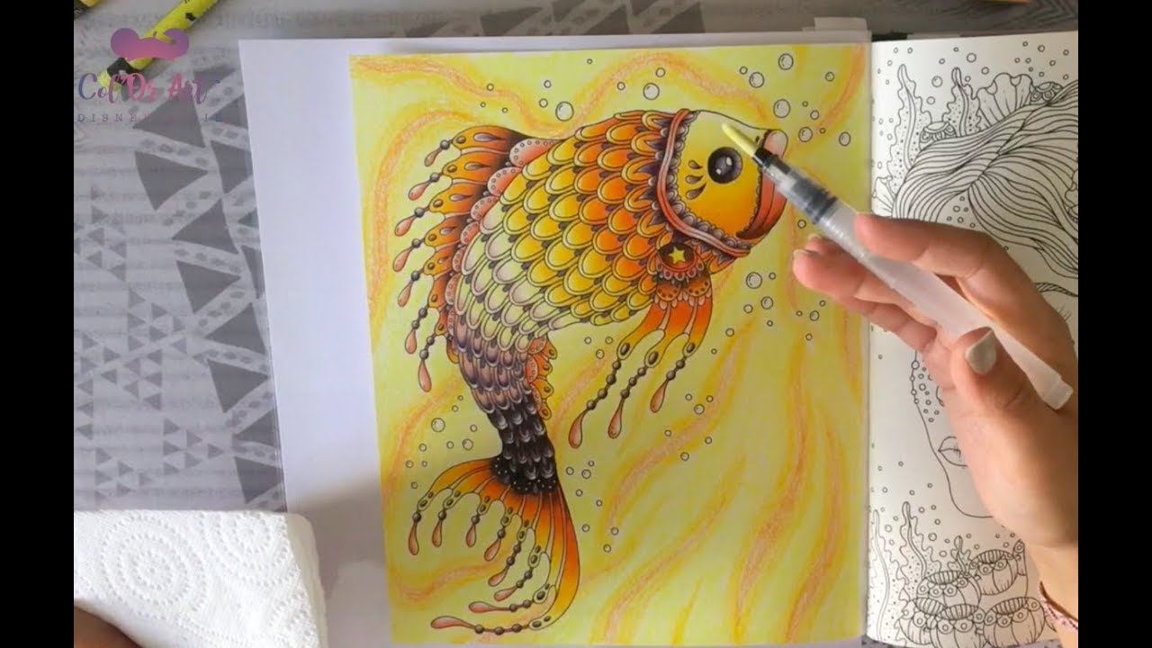 *Tuto* Fond Wavy (Vagues) aux Néocolor II