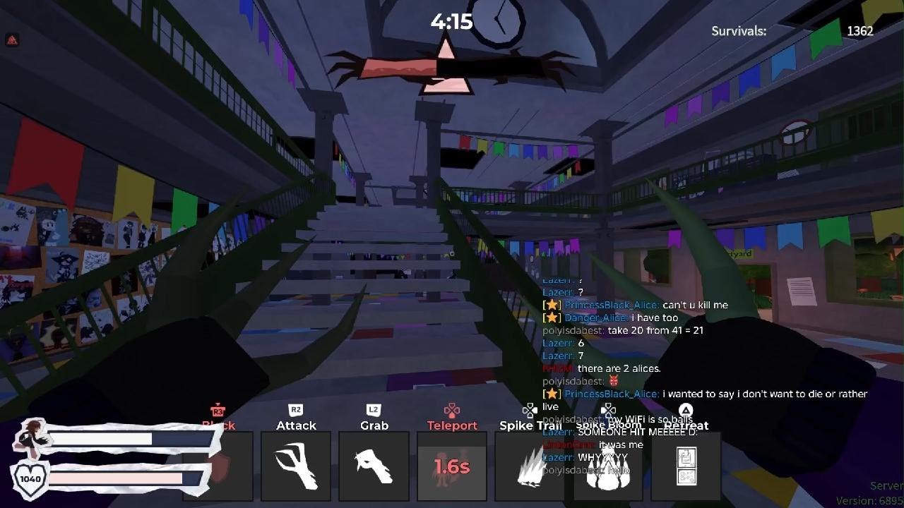 Playing as zombie Alice gameplay (FPE:S) yummy people